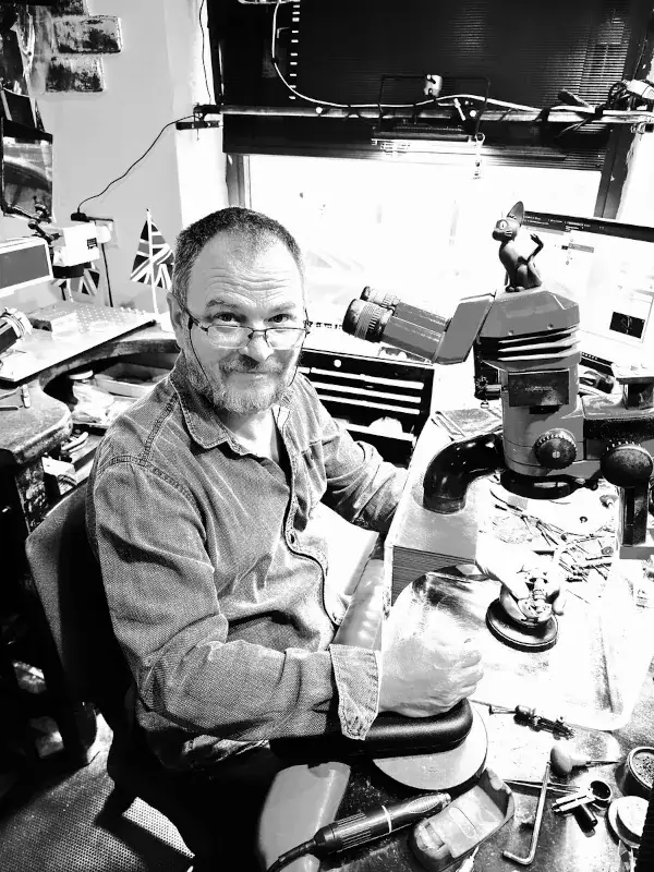 Dad, founder of the jewellery workshop